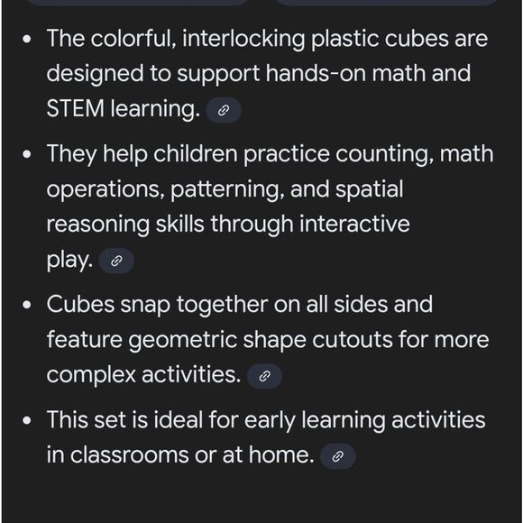 Colorful Mathlink Cubes Set/ Stem - Picture 3 of 3